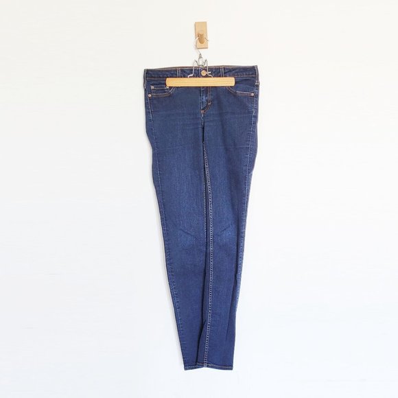 Acne - Kex Soft Raw Dark Blue Skinny Jeans - Size 29/34 - Picture 2 of 9